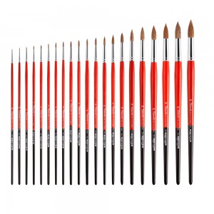 Pennello Punta Tonda in Pelo di Bue Chiaro Serie 814 - Tintoretto