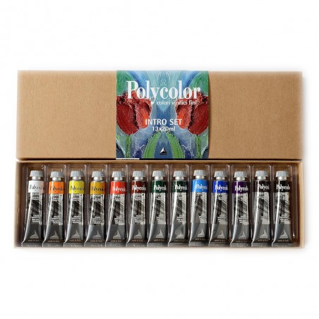 Polycolor, Set 13 Colori da 20ml. - Maimeri
