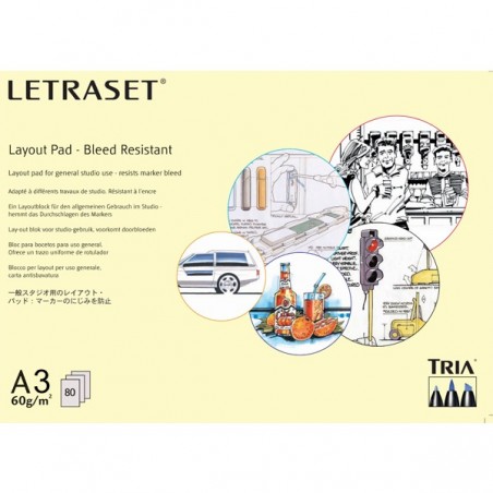Blocco Layout Pad A3 - 80 Fogli - 60gr. - Winsor&Newton