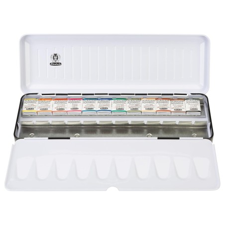 Acquerelli Horadam, Confezione in Metallo da 12pz. - Schmincke