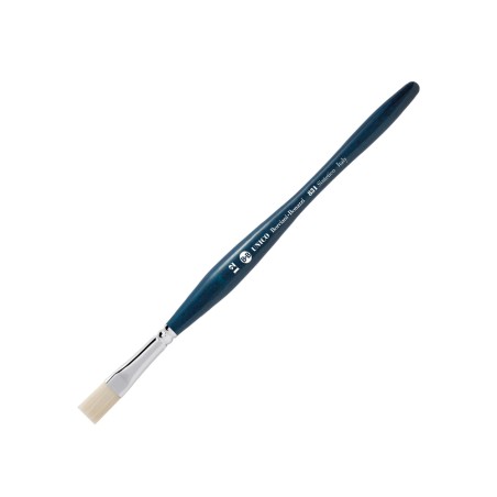 Pennello Sintetico Off-White Punta Piatta, Serie 831 - Borciani e Bonazzi