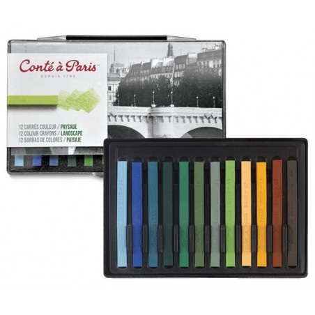 Carrè - 12 Colori per Paesaggi - Contè à Paris