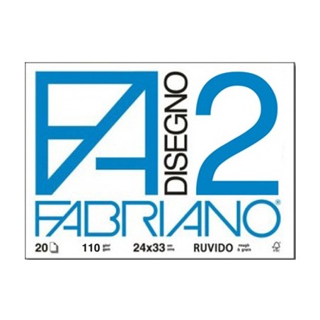 Blocco di Carta F2 - Ruvido 110gr. - Fabriano
