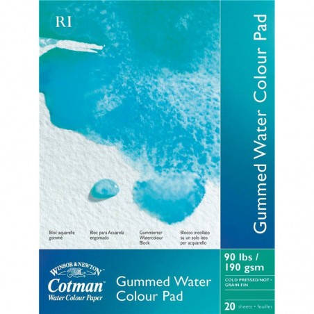 Blocco di Carta Cotman per Acquerello - 20 Fogli - 190gr. - Winsor&Newton