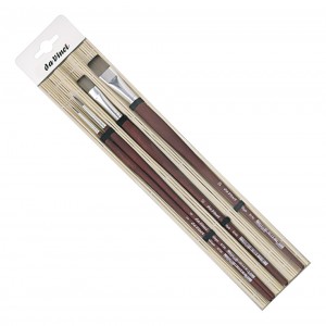 Set di Pennelli - Bamboo - College - Da Vinci