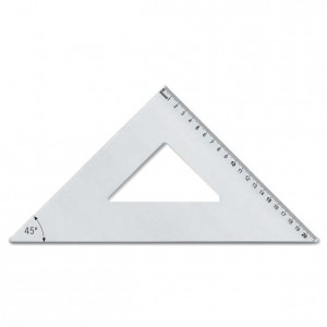 Squadra in Alluminio - Serie Profil - 30cm - Arda