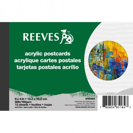 Cartoline Postali - 15x10cm - Reeves