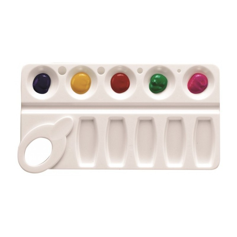 Tavolozza Rettangolare in Plastica - 10x20cm