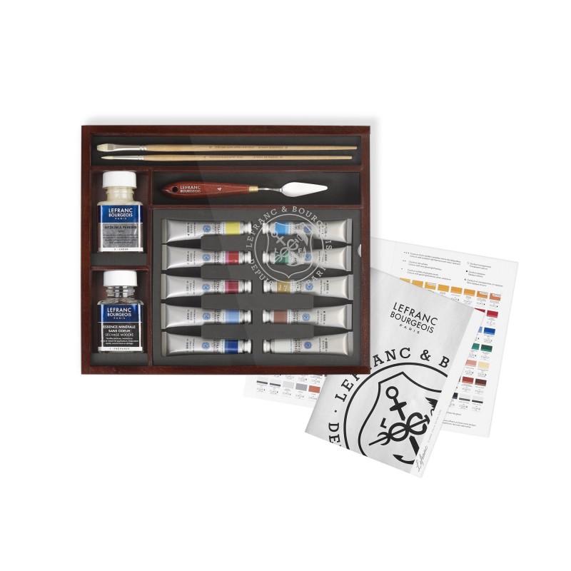 Colori ad Olio ExtraFine - Impressionisti - Cassetta Legno - Lefranc&Bourgeois