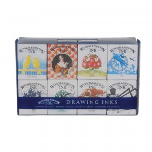 Inchiostro China Drawing Ink - Set Henry - 14ml.x 8 - Winsor&Newton