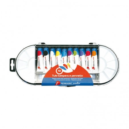 Tempera e Pennello - 12 tubi - Ferrario