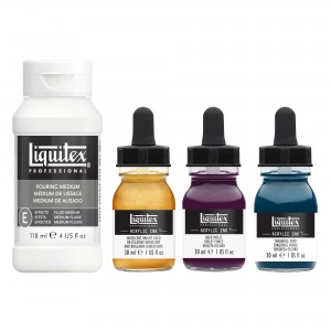 Inchiostro Ink! - Set 3 Scuri + Pouring - Liquitex