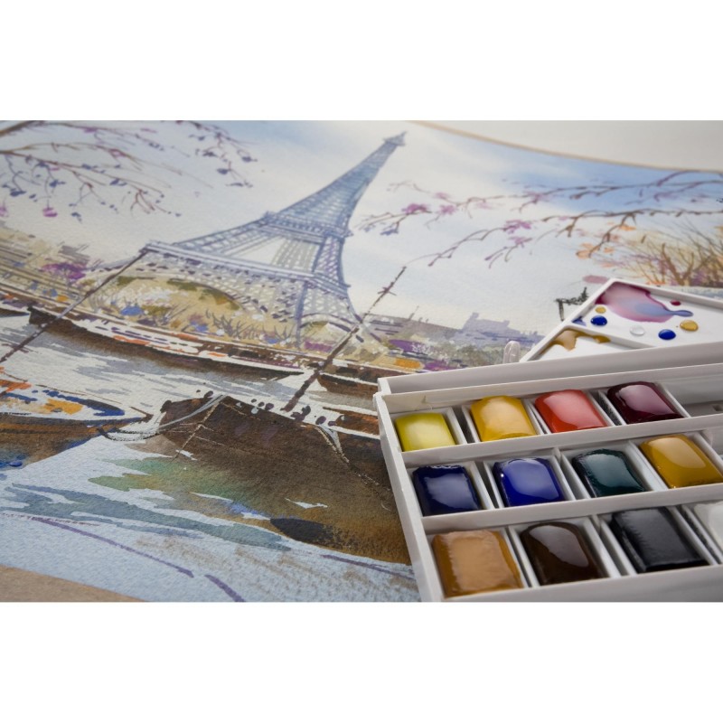 Acquarello Fine - Set 12 Mezzi Godet - LeFranc&Bourgeois