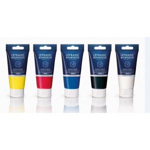 Acrilico Fine - Set 5 Tubi 80ml. - Lefranc&Bourgeois