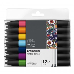 Pennarelli Promarker 12 Toni Tattoo - Winsor&Newton