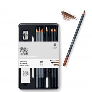 Matite da Schizzo Studio Collection Set 10pz. - Winsor&Newton