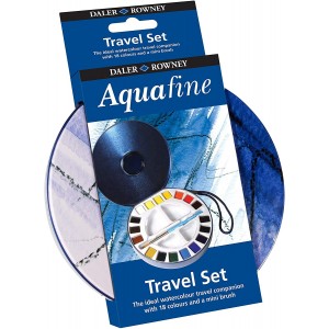 Acquerello Aquafine 1/2 Godet - Mini Travel Set 18pz. - Daler Rowney