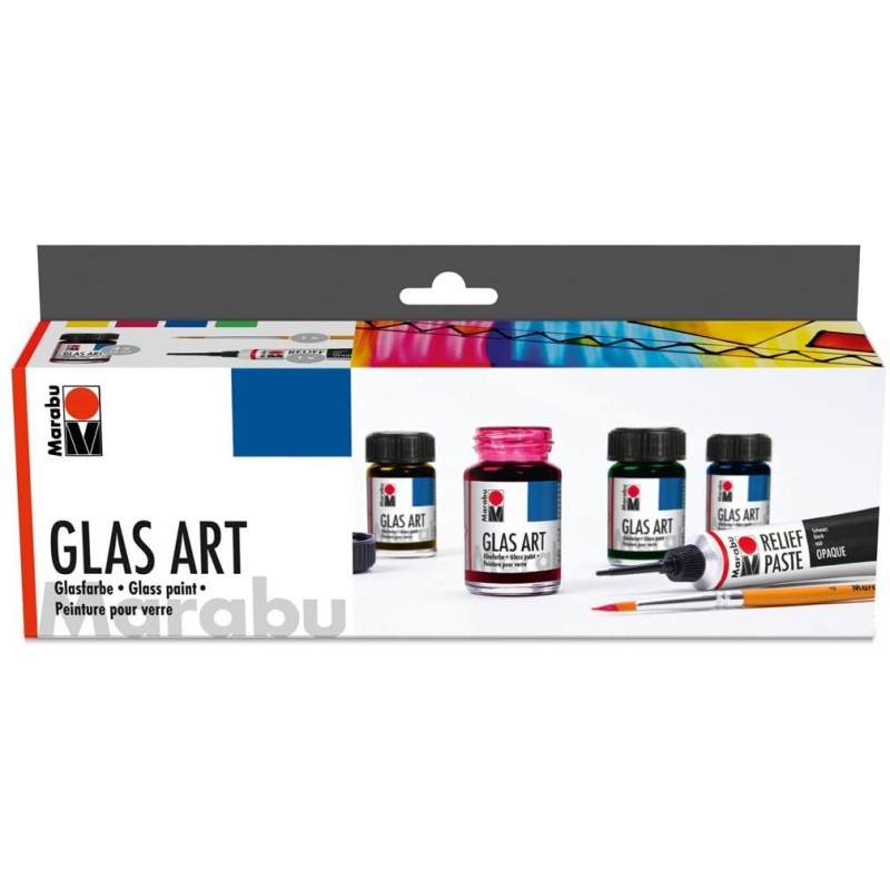 Colori per Vetro Glasart - Set - Marabu