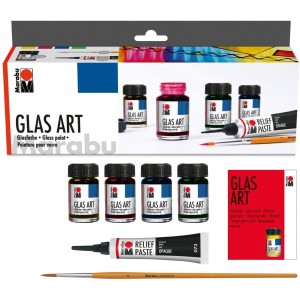Colori per Vetro Glasart - Set - Marabu