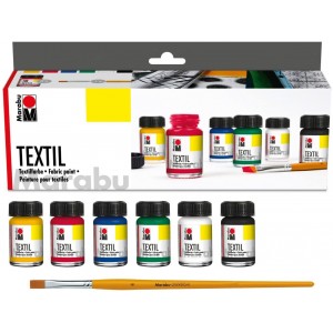Colori per Tessuto Textil - Starter Set - Marabu