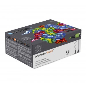 Pennarelli Brushmarker Box 48 - Winsor&Newton