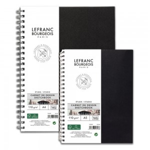 Taccuino da Disegno a Spirale - 80 Fogli - 110gr. - Lefranc&Bourgeois