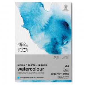 Blocco di Carta per acquerello - 50 Fogli - 300gr. - Winsor&Newton