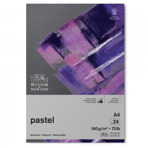 Blocco di Carta per Pastelli 6 Toni Grigi A4 - 160gr. 24 Fogli - Winsor&Newton