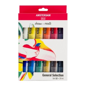 Colori Acrilici Amsterdam Set Standard 12x20ml. - Royal Talens