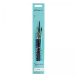 Blister di Pennelli per Acquerello Set "Liner"