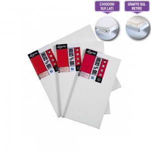 Tela per Dipingere Lefranc&Bourgeois - 100% Cotone Chiodate Lateralmente