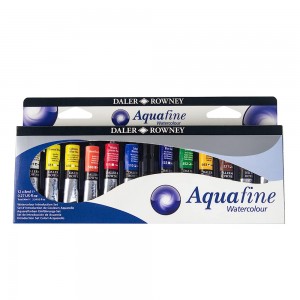 Set Acquerelli Aquafine - 12 Tubetti da 8ml.