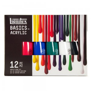 Acrilico Basics - Set 12 tubi da 118ml.