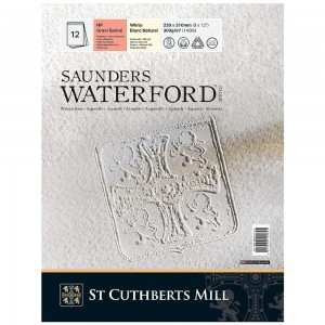 Carta per Acquerello Saunders Waterford Grana Satinata 300gr.