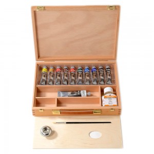 Cassetta Olio Classico Maimeri - 10 Tubi da 20ml. + Accessori