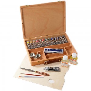 Cassetta Olio Classico Maimeri - 13 Tubi da 20ml + Accessori