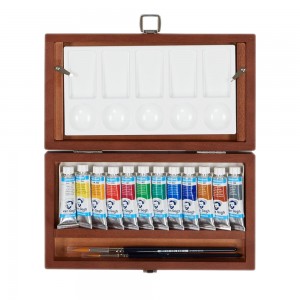 Acquerello Van Gogh, Cassetta in Legno da 12 Tubi - Royal Talens