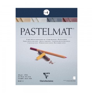 Blocco di Carta Pastelmat n°4 per Pastello, 12 fogli da 360gr. - Clairefontaine