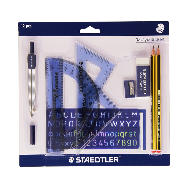 Set Disegno Tecnico Noris Geo Starter, 12pz. - Staedtler
