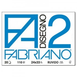 Blocco di Carta F2 - Ruvido 110gr. - Fabriano