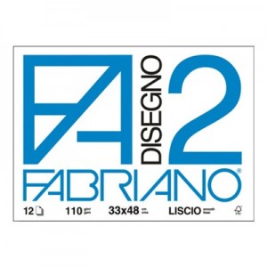 Blocco di Carta F2 - Liscio 110gr. - Fabriano