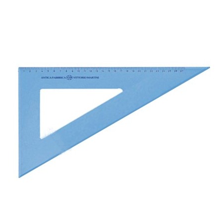 Squadra in Perspex - 60/35cm. - Vittorio Martini