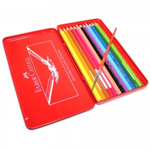 Pastelli Acquerellabili in Scatola di Metallo - 12 Colori - Faber Castell