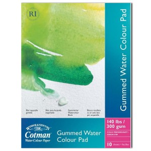 Blocco di Carta Cotman per Acquerello - 10 Fogli - 300gr. - Winsor&Newton