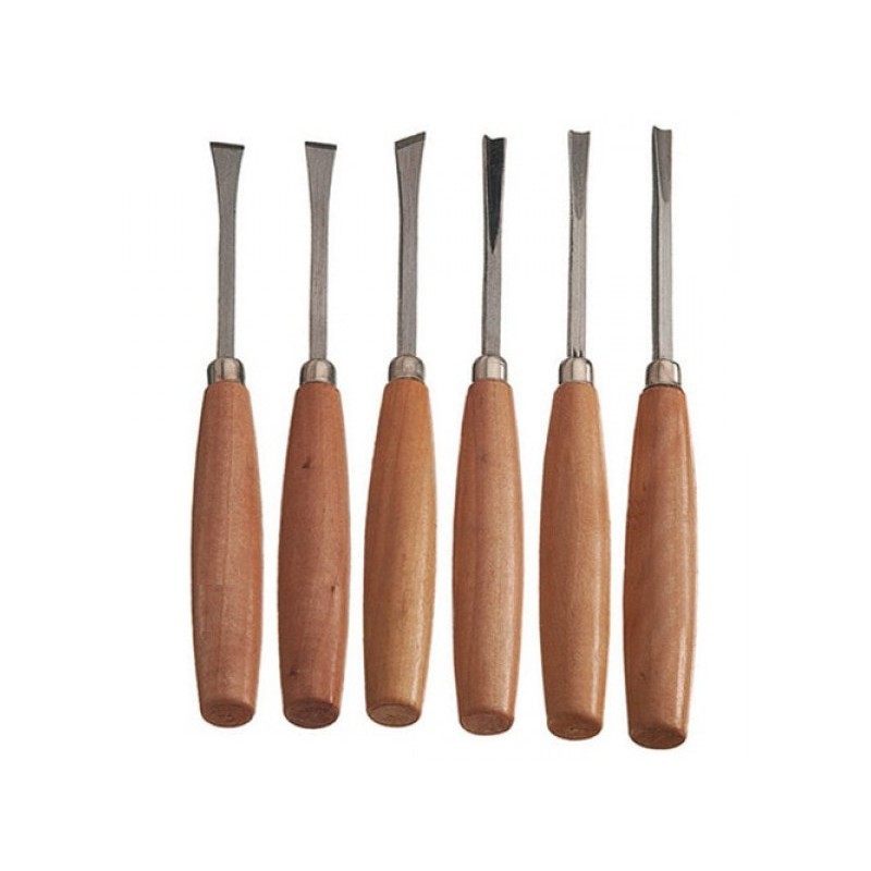 Sgorbie per Legno - Set 6 pz. - Valex