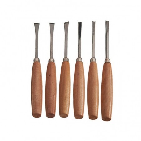 Sgorbie per Legno - Set 6 pz. - Valex
